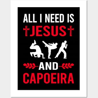 I Need Jesus And Capoeira Posters and Art